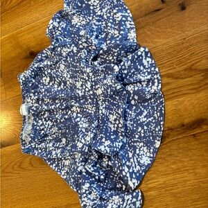 AREA Blue and White Kids Skirt